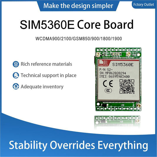 SIMCom SIM5360E Cellular Wireless Communication Module 2G 3G WCDMA Breakout Board