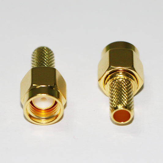 RF Coaxial SMA Male Connector for RG58 RG142 Cable