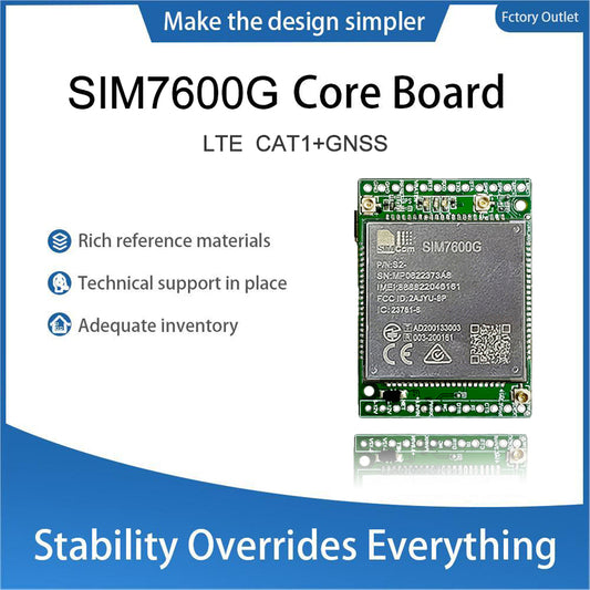 SIMCom SIM7600G LTE Cat.4 Global Region Cellular Wireless Communication Module SIM7600G 4G Development Core Board 44.45x31.75mm