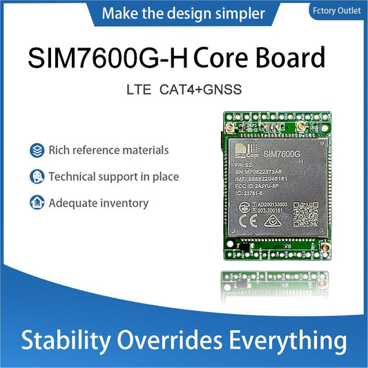 SIMCom SIM7600G-H Global Region Cellular Wireless Communication Module SIM7600G 4G Development Core Board Kit 44.45x31.75mm