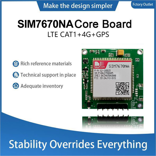SIMCom SIM7670NA LTE Cat.1 Cellular Wireless Communication 4G Development Core Board Module 37x37mm