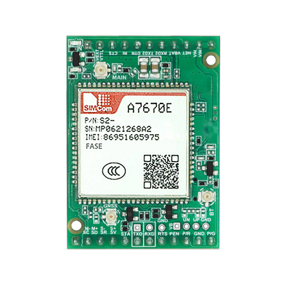 SIMCom A7670E-FASE LTE Cat1 Wireless Communication Module A7670EFASE Cellular Development Core Board Support 2G 4G Voice BT GNSS