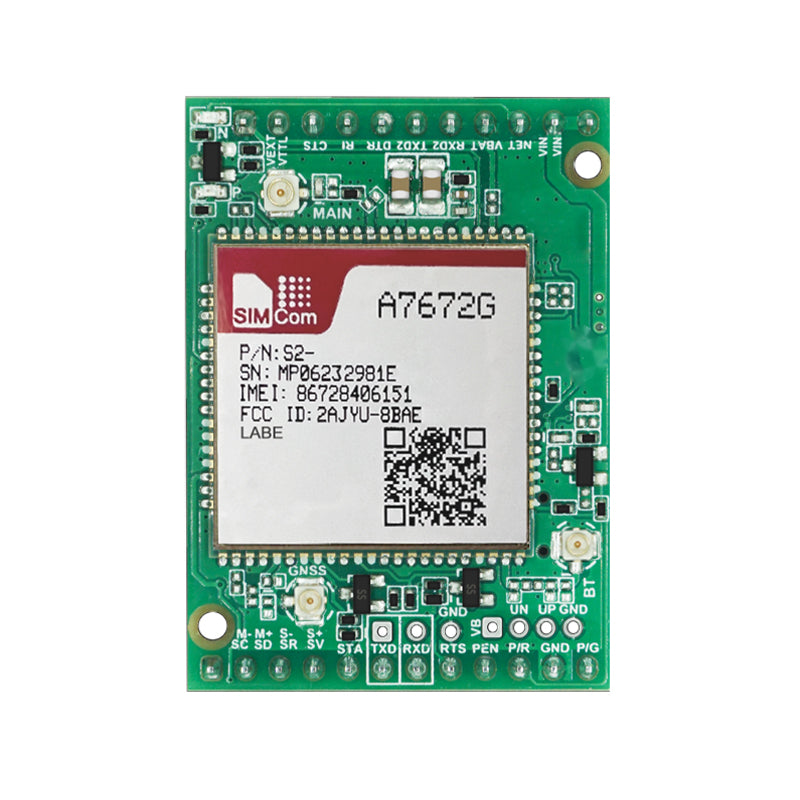 SIMCom A7672G-LABE LTE Cat.1 Cellular Wireless Communication Module A7672G Breakout Core Board Support Voice 2G 4G