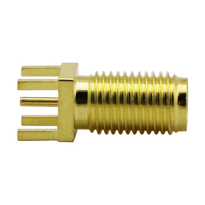 RF Coaxial SMA Female Connector PCB Mounting