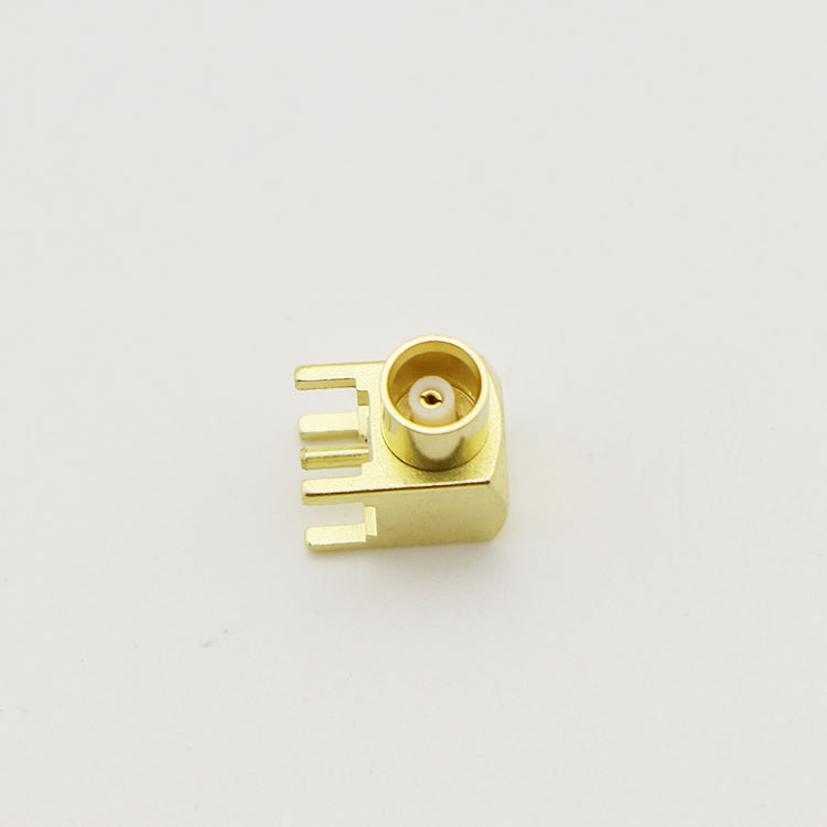 RF Coaxial Right Angle MCX Connector PCB Mounting