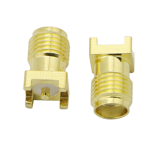 RF Coaxial SMA Female Connector PCB SMD Mounting