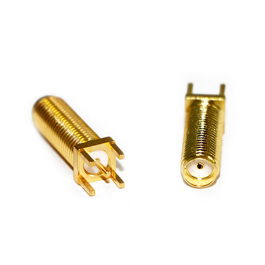 RF Coaxial SMA Female Connector PCB Mounting 23mm