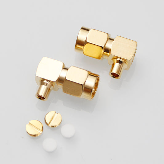 RF Coaxial Right Angle SMA Male Connector for RG174 RG316 Cable