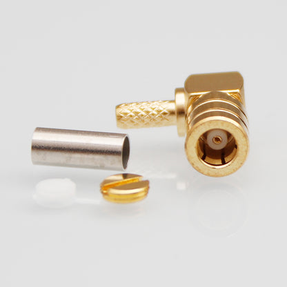 RF Coaxial Right Angle SMB Connector for RG174 RG316 Cable