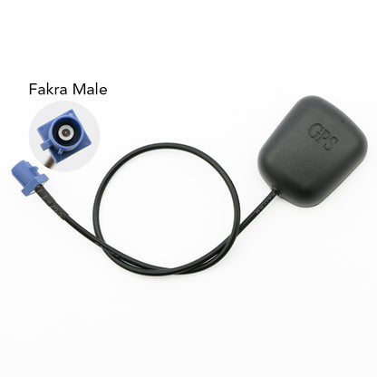 1575.42MHz Fakra-C Fakra Male Connector Active GPS Antenna with 0.5m RG174 Cable