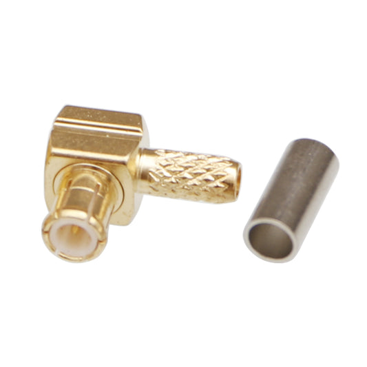 RF Coaxial Right Angle MCX Connector for RG174 RG316 Cable
