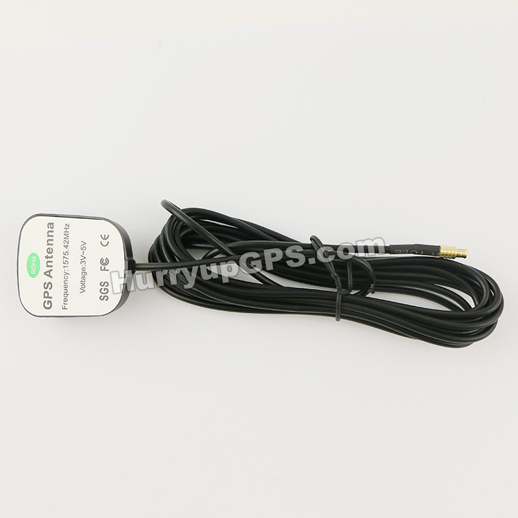 1575.42MHz MCX Connector Active GPS Antenna 3m RG174 Cable