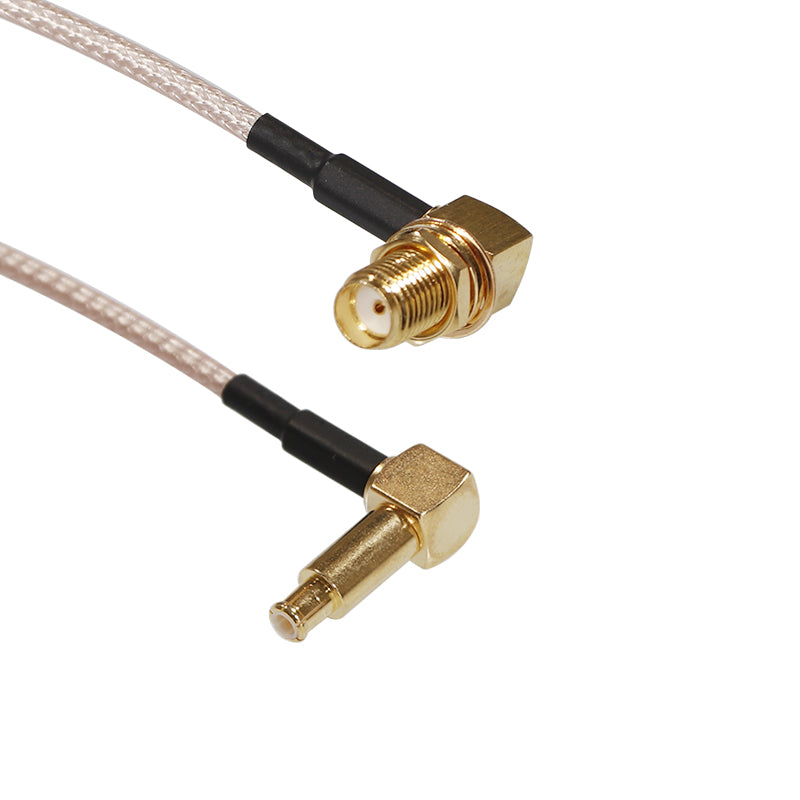 MCX to Right-angle SMA Female RF Coaxial RG316 Cable