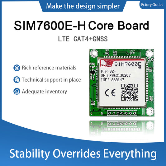 SIMCom SIM7600E-H Cat.4 LTE Wireless Communication Module 4G Development Core Board Kit