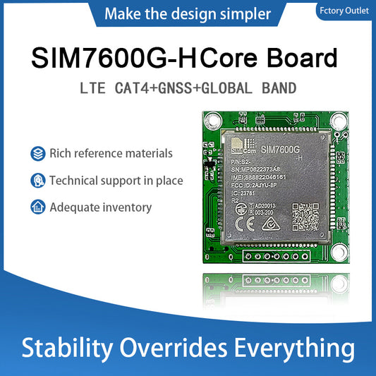 SIMCom SIM7600G-H Global Region Cat.4 LTE Wireless Communication Module Cellular 4G Development Core Board Kit