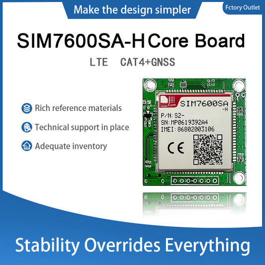SIMCom SIM7600SA-H Cat.4 LTE Wireless Communication Module 4G Development Breakout Core Board