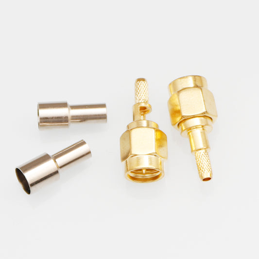 RF Coaxial SMA Male Connector for RG174 RG316 Cable SMA-J-1.5
