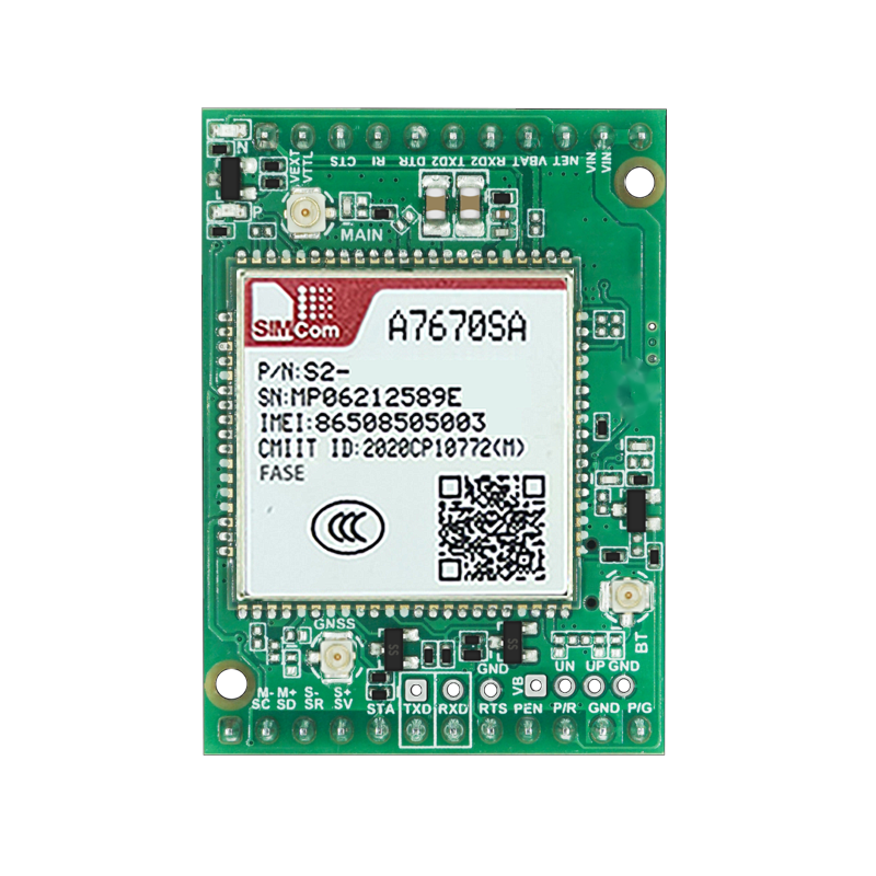 SIMCom A7670SA-FASE LTE Cat.1 Wireless Communication Module A7670SA Development Core Board Support 2G 4G Voice BT GNSS