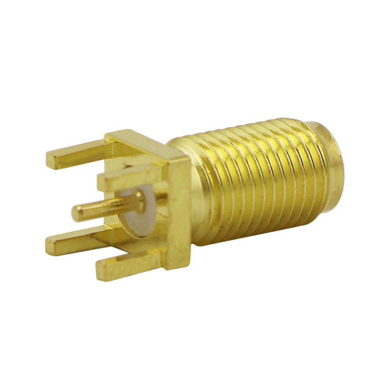 RF Coaxial SMA Female Connector PCB Mounting