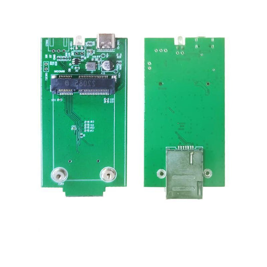 Mini PCIe MiniPCIe to Type-C Type C Adapter Board for 42x30mm 52x30mm B-Key
