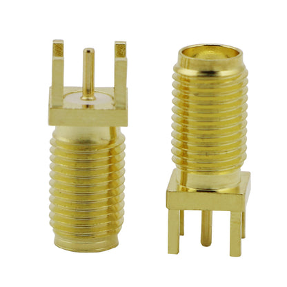 RF Coaxial SMA Female Connector PCB Mounting