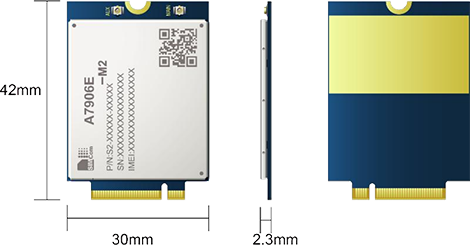 SIMCom A7906E-M2 Cat6 4G LTE Cellular Wireless Communication Module