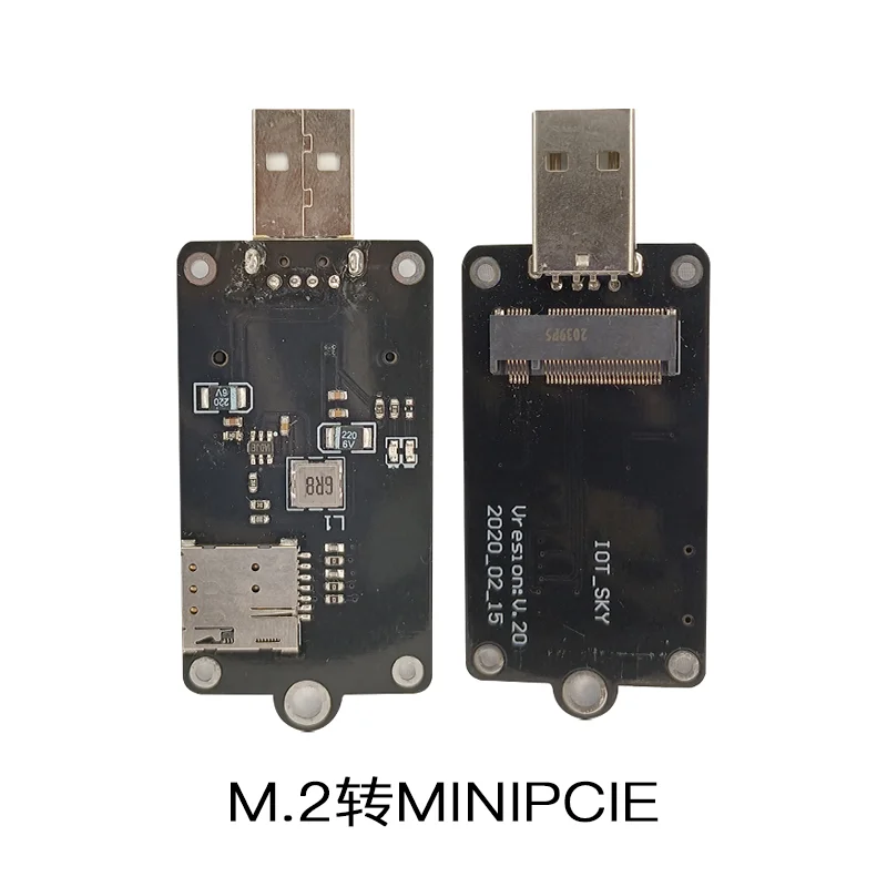 NGFF M.2 M2 to MiniPCIe Mini PCIe Converter Adapter Board Suitable for 42x30mm B-key Module