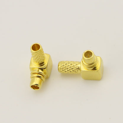 RF Coaxial Right Angle MMCX Connector for RG174 RG316 Cable