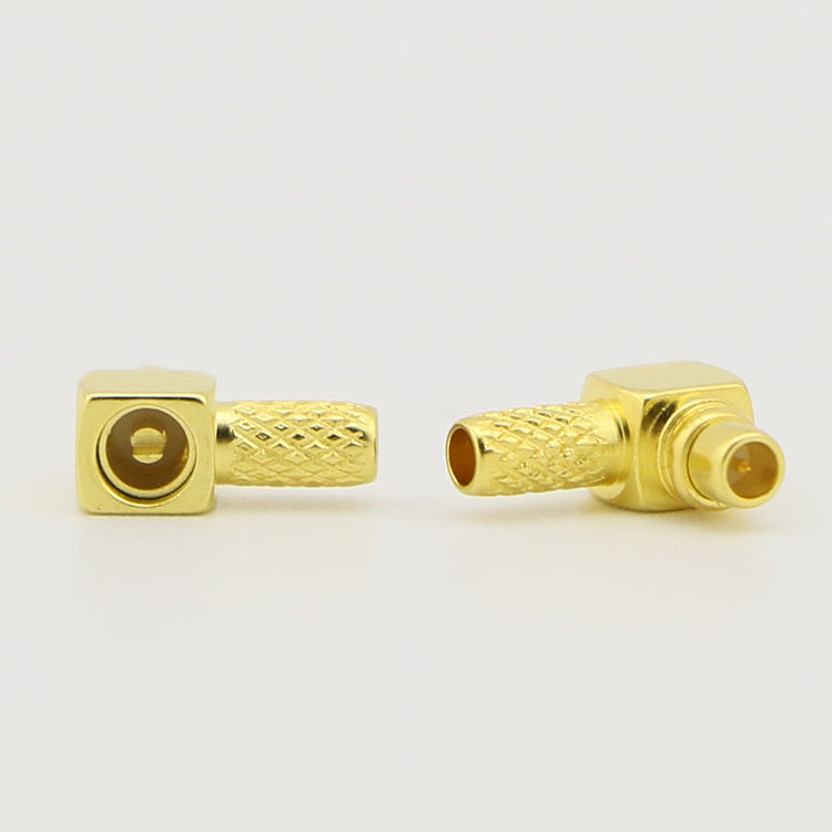 RF Coaxial Right Angle MMCX Connector for RG174 RG316 Cable