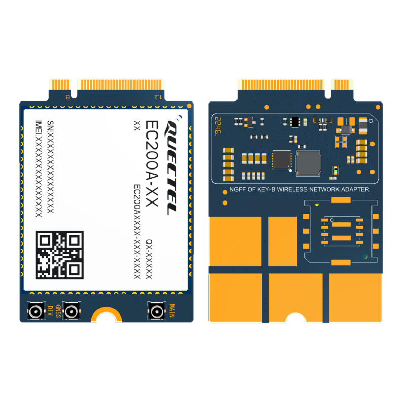 Quectel EC200A-EU M.2 Cat4 Cellular Wireless Communication 4G LTE Module EC200A EU EC200AEU EC200AEUHA EC200AEUHA M2 Form Factor