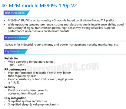 HUAWEI ME909S-120P V2 MiniPCIe 4G LTE Module