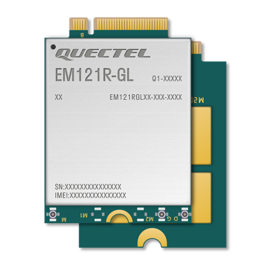 Quectel EM121R-GL 600Mbps/150Mbps Cat.12 4G LTE-A Module M.2 Package