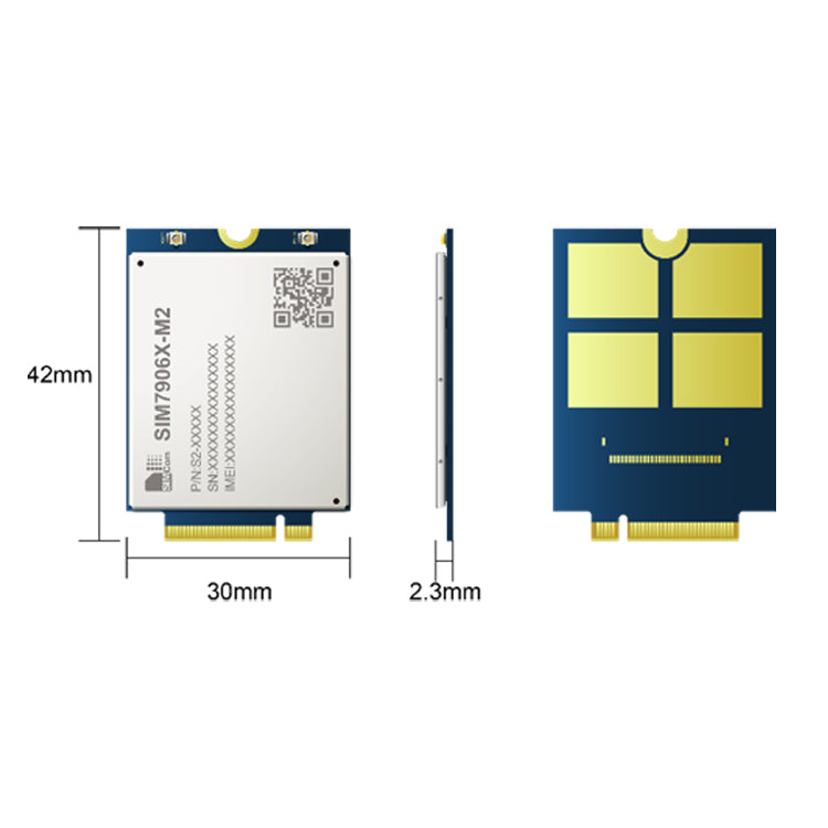 SIMCom SIM7906A-M2 LTE Cat6 300Mbps/150Mbps Cellular Wireless Communication 4G Module