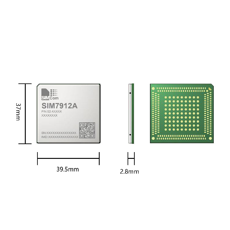 SIMCom SIM7912X Series SIM7912A SIM7912E 4G LTE Cell Wireless Communication Module