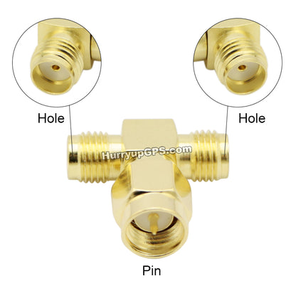 RF Coaxial Female SMA to SMA Male Connector