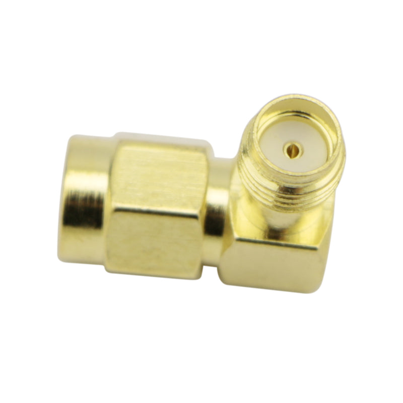 RF Coaxial Connector Right-angle SMA Male to SMA Female Converter