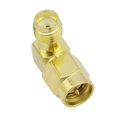 RF Coaxial Connector Right-angle SMA Male to SMA Female Converter