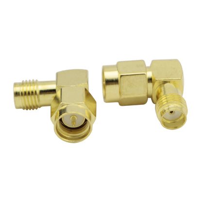 RF Coaxial Connector Right-angle SMA Male to SMA Female Converter